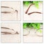 Magnifying Make Up Makeup Glasses Flip Down Lenses Gold Metal Frame +2.5-4.0 Carousel 3