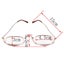 Magnifying Make Up Makeup Glasses Flip Down Lenses Gold Metal Frame +2.5-4.0 Carousel 9