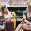 Mini Karaoke Machine Kids Portable Bluetooth Speaker TV 2 Wireless Microphones Carousel 11