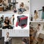 Mini Karaoke Machine Kids Portable Bluetooth Speaker TV 2 Wireless Microphones Carousel 15