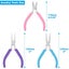 3X Jewellery Making Pliers Round Nose Pliers Beading DIY Wire Cutters Combo Tool Carousel 4