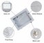 Vivva Velvet Ring Earring Jewelry Display Organizer Box Tray Holder Storage Case Carousel 3
