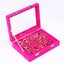 Vivva Velvet Ring Earring Jewelry Display Organizer Box Tray Holder Storage Case Carousel 10