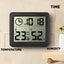 2setsxDigital Thermometer Humidity Meter Room Temperature Indoor LCD Hygrometer Carousel 5