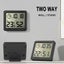 2setsxDigital Thermometer Humidity Meter Room Temperature Indoor LCD Hygrometer Carousel 6