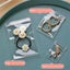 200X Anti Oxidation Transparent Bag Jewellery Zip-lock Poly Pouch Bags 4x6cm Carousel 10