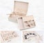 Velvet Ring Earring Jewelry Display Organizer Box Tray Holder Storage Case Box Carousel 4