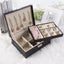 Velvet Ring Earring Jewelry Display Organizer Box Tray Holder Storage Case Box Carousel 14
