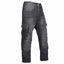 RIDERACT(R) Mens Motorcycle Cargo Jeans | Black Motorbike Cargo Pants Carousel 2