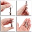 4Pcs Key Ring Neodymium Magnet Chain Keyring Magnetic Hook Super Strong Holder Carousel 4