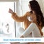 50PCS Hanging Curtain Glide Hook Ring Rail Runner Track Window Grip Drape Hook Carousel 9