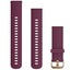 Quick Release Band 20mm - Berry with Light Gold Hardware Carousel 1