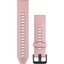 Garmin QuickFit 20 Watch Band, Dust Rose/Fog Grey Silicone Carousel 1