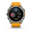 fenix 8 - 51 mm, AMOLED Sapphire, Titanium with Spark Orange/Graphite Silicon... Carousel 3