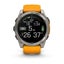 fenix 8 - 51 mm, AMOLED Sapphire, Titanium with Spark Orange/Graphite Silicon... Carousel 4