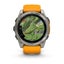 fenix 8 - 51 mm, AMOLED Sapphire, Titanium with Spark Orange/Graphite Silicon... Carousel 6