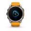 fenix 8 - 51 mm, AMOLED Sapphire, Titanium with Spark Orange/Graphite Silicon... Carousel 7
