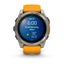 fenix 8 - 51 mm, AMOLED Sapphire, Titanium with Spark Orange/Graphite Silicon... Carousel 8