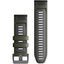 Garmin QuickFit 26 Watch Bands - Moss/Graphite Silicone Carousel 2