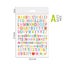 NEW 2280PCS 15 Sheets Colourful English Letters and Numbers Decorative Stickers Carousel 3
