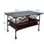 Portable Folding Camping Square Table 95X55X50cm With 2 Outdoor Foldable Chair Carousel 3