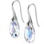 18K White Gold Crystal Drop Earrings "Talisha" Carousel 8