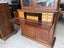 A Victorian Era Mahogany Glazed Bookcase Secretaire Cabinet Carousel 4