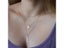 NEW 925 Sterling Silver Simple Three Layer Necklace Shiny Long Bar Pendant Carousel 2