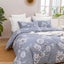 Dreamaker Blossom 100% Cotton Duvet Cover Set Silver King Single Carousel 3