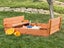 Sandpit Kids Sandbox Wooden Play Toy Carousel 8