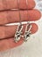 Funky Peace Sign Pendant Earrings - Stainless Steel Hooks Carousel 1