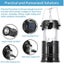 Camping Solar Lanterns 1/2-Pack USB Rechargeable Emergency Lighting Carousel 6