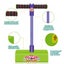Foam Pogo Jumper Pogo Stick for Kids Ages 3 and up Outdoor Toys-Green Carousel 2