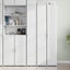 Highboard White 30X42.5X185 Cm Engineered Wood Txnotkx Carousel 1