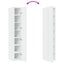 Highboard White 30X42.5X185 Cm Engineered Wood Txnotkx Carousel 8