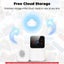 Wireless Doorbell Camera Night Vision Two Way Audio APP Control-White Carousel 5