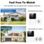 Wireless Doorbell Camera Night Vision Two Way Audio APP Control-White Carousel 7