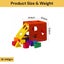 Plastic Baby Blocks Shape Sorter Toys Intelligence Learning Box Preschool Kids Carousel 3