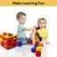 Plastic Baby Blocks Shape Sorter Toys Intelligence Learning Box Preschool Kids Carousel 6