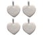 4pcs Powder puff Soft Washable Large Round Velour Body Powder white Carousel 1