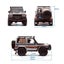 1/10 RC Truck RTR 2.4G Full Proportional Remote Control Car Carousel 8