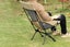 Lightweight Folding Camping Chair with Head Support for Outdoor Travel -Beige Carousel 5
