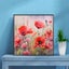 30x30cm Poppy Diamond Art Kit Carousel 4