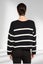 Marco Polo Reversible Stripe Knit Ivory Black Carousel 6