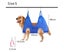 Small and medium-sized cat and dog beauty hammock cat and dog hammock pet S size Carousel 1