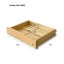 Genji 1.2 Meter Oak Desk - Natural Carousel 5