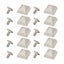 square pointed screw rivets screw rivets 20Pcs 12mm 4 Corner Pyramid Rivets Zinc Carousel 6