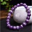 NEW Natural Amethyst Quartz Bracelet 8MM Purple Gemstone Bracelet Crystal Beads Carousel 6
