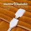 Dreamaker Chunky Embossed Fleece Heated Throw Mustard Gold 200 x 180cm Carousel 9