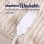 Dreamaker Eyelash Fleece Reversible Heated Throw Natural 200 x 180cm Carousel 9